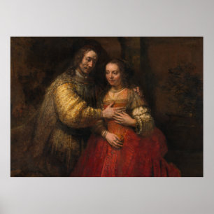 Poster Noiva judaica Rembrandt Van Rijn