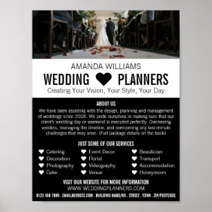 Poster Noiva & noivo, Anúncio do Planejador de Eventos de