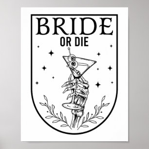 Poster Noiva Ou Morrer Bache De Casamento De Halloween