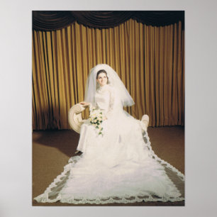 Poster Noiva retrô
