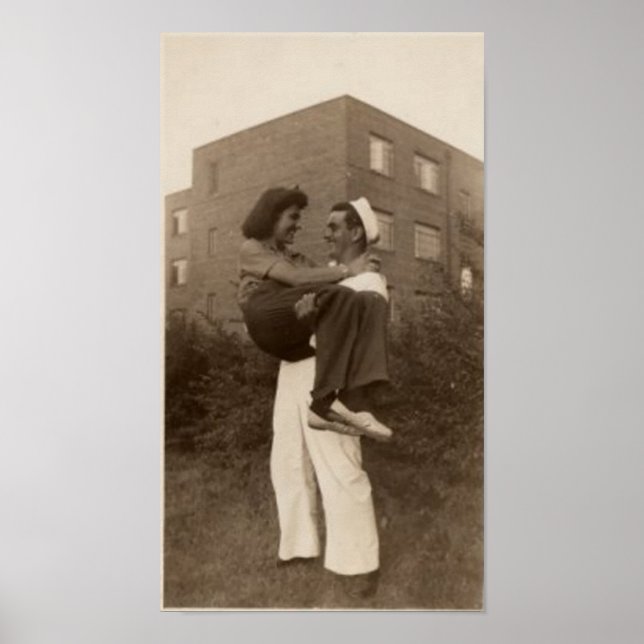 Póster noivado de Casamento Militar de 1944 (Frente)