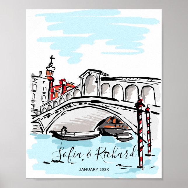 Poster Noivado, proposta, presente de casal de aniversári (Frente)