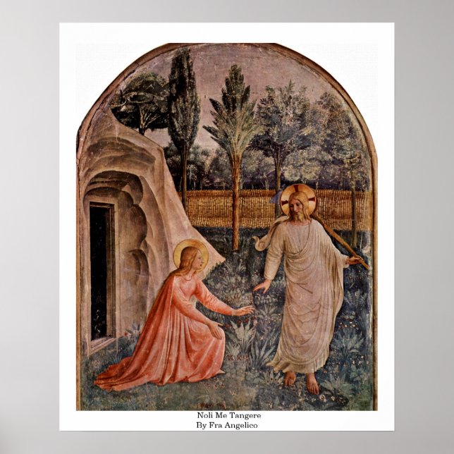 Poster Noli Me Tangere Por Fra Angelico (Frente)
