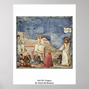 Poster Noli Me Tangere Por Giotto Di Bondone