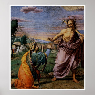 Póster Noli MI Tangere por Franciabigio