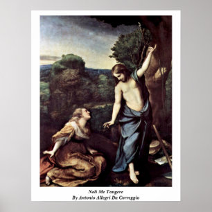 Poster Noli mim Tangere por Antonio Allegri a Dinamarca