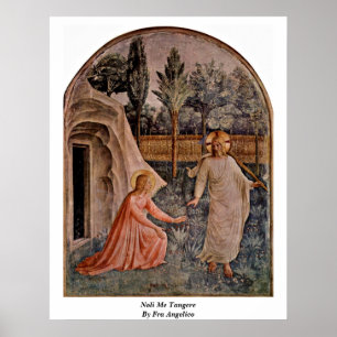 Póster Noli mim Tangere por Fra Angelico
