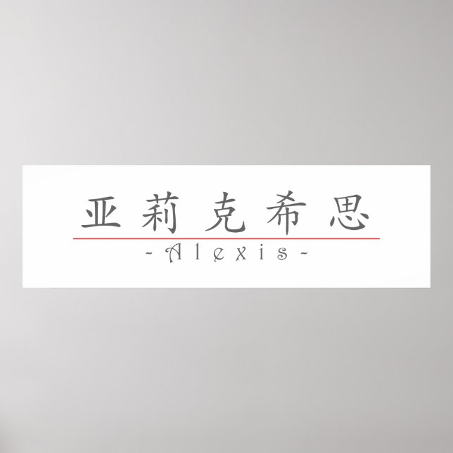 Póster Nome chinês para Alexis 21025_1.pdf (Frente)