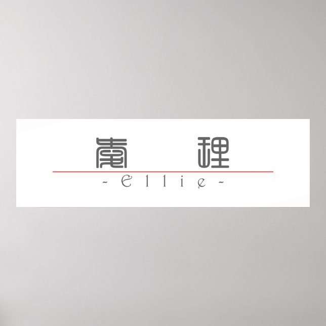 Póster Nome chinês para Ellie 21096_0.pdf (Frente)
