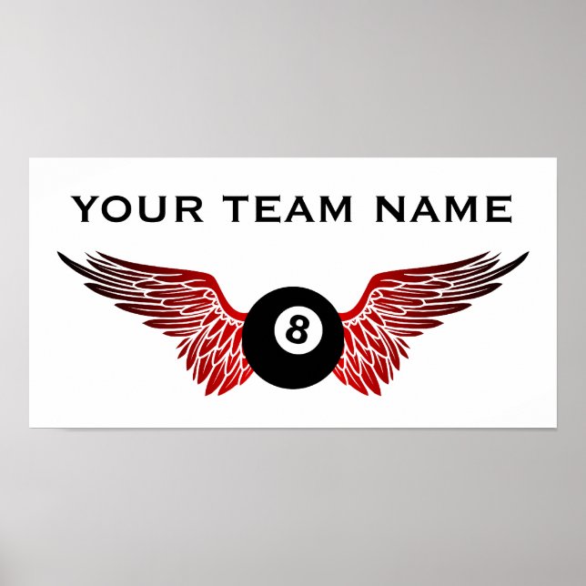 Póster nome da equipe da boliche (Frente)