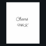 Poster Nome de adição mínimo simples digita nome de casal<br><div class="desc">design</div>