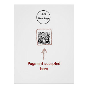 Póster Nome de código de verificação de logotipo de adiçã