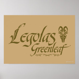 Póster Nome de LEGOLAS GREENLEAF™