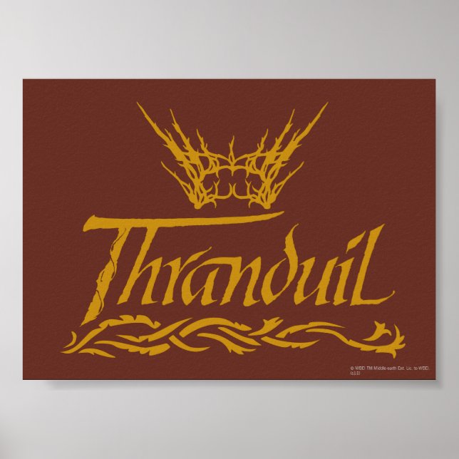 Poster Nome do Thranduil (Frente)