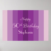 Nome Personalizado, 50 Anos de Idade Aniversário F