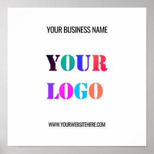 Poster Nome personalizado do logotipo Promocional persona