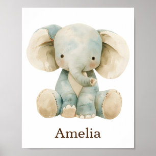 Poster Nome Personalizado Enfermeiro Cute Decor Toy Anima
