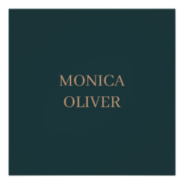 Póster Nome personalizado moderno profissional minimalist