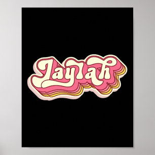 Poster Nome Personalizado Nome Nome Sobrenome Jaylah