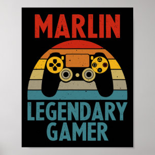 Poster Nome Presente Marlin Personalizado Piada Geektudo