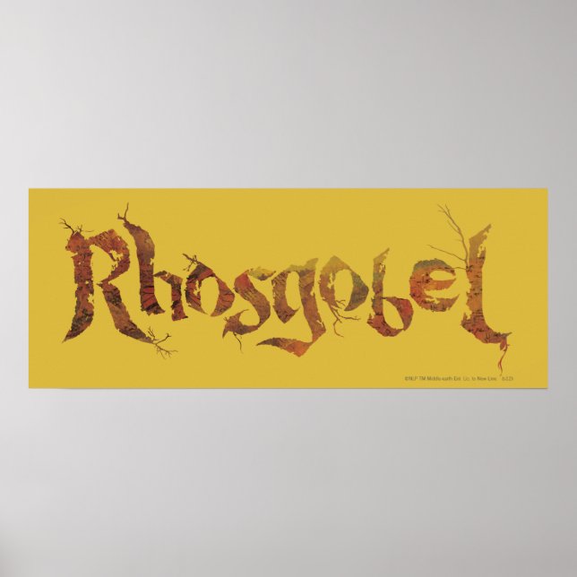 Poster Nome Rhosgobel (Frente)