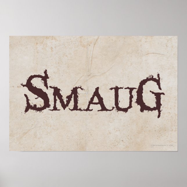 Póster Nome SMAUG™ (Frente)
