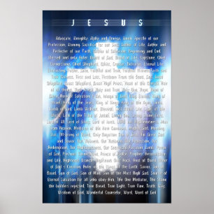 Poster Nomes das lâmpadas