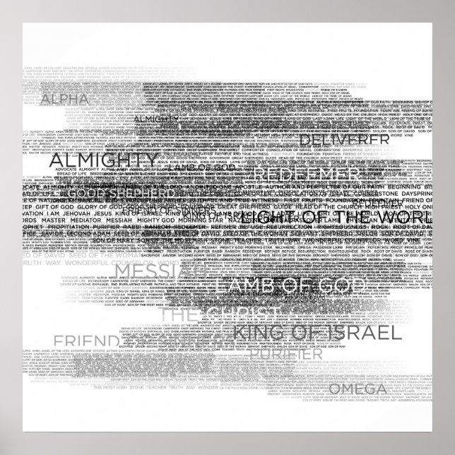 Póster Nomes de Deus (Frente)