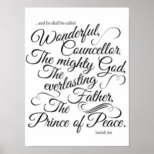 Póster Nomes do Jesus Cristo