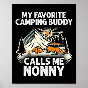 Poster Nonny Camper Meus Companheiros de Acampamento Favo