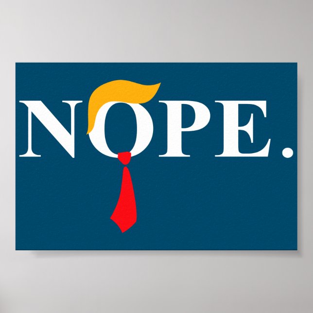 Poster Nope Trump (Frente)