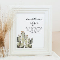 Norah - Símbolo Personalizado de Cactus Boêmian Pr
