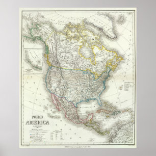 Póster Nord América - America do Norte
