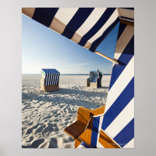 Póster Norderney, ilhas do leste do Frisian, Alemanha