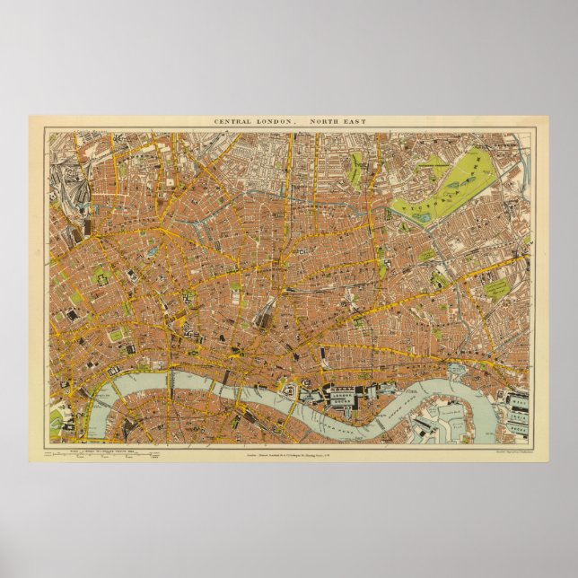 Póster Nordeste de Londres (Frente)