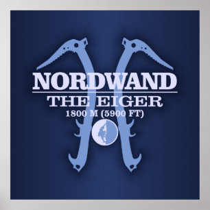 Poster Nordwand "o Eiger "