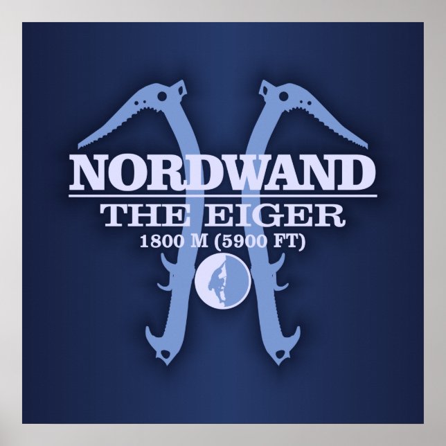 Poster Nordwand "The Eiger" (Frente)