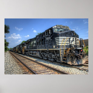 Poster Norfolk do sul em HDR