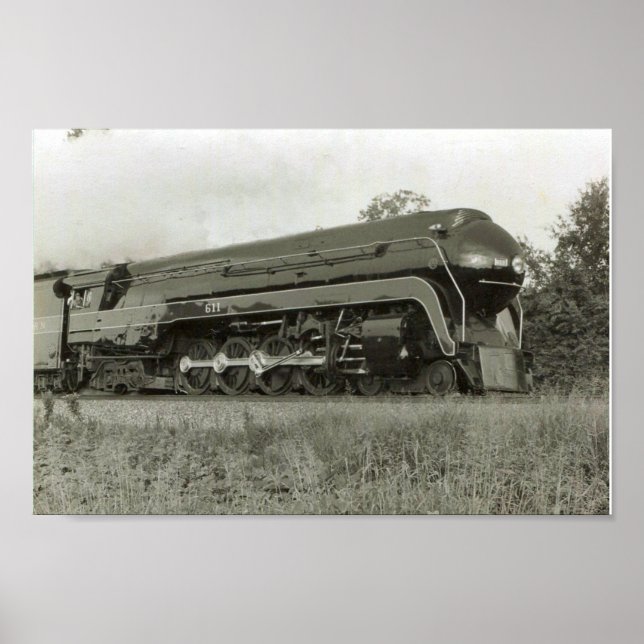 Póster Norfolk & Western 611 (Frente)