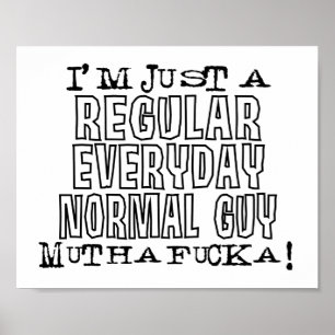 Póster Normal Guy