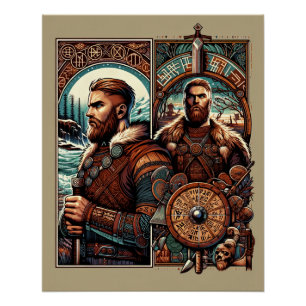 Póster Norse Warrior Legacy