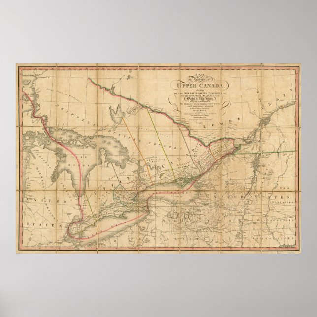 Póster Norte Canadá (Frente)