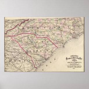 Póster Norte e South Carolina 4