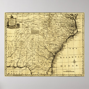 Poster Norte e South Carolina & Geórgia - panorâmicos
