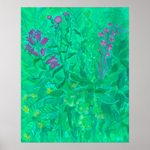 Poster Norte Flores-Flores-de-Verão