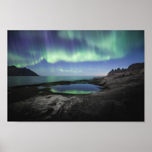 Poster Norte Lights Noruega