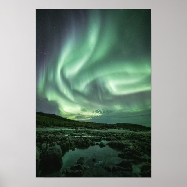 Poster Norte Lights Noruega (Frente)