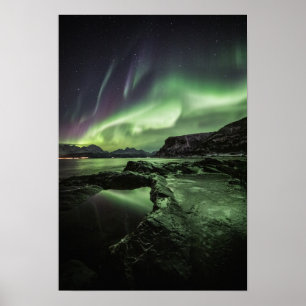 Poster Norte Lights Noruega