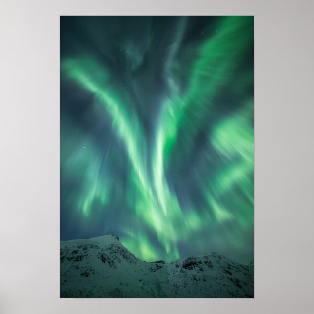 Poster Norte Lights Noruega (Frente)