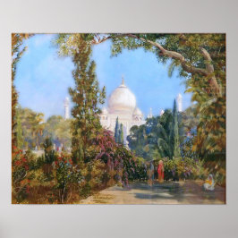 Poster Norte - O Taj Mahal Em Agra, Índia Ocidental